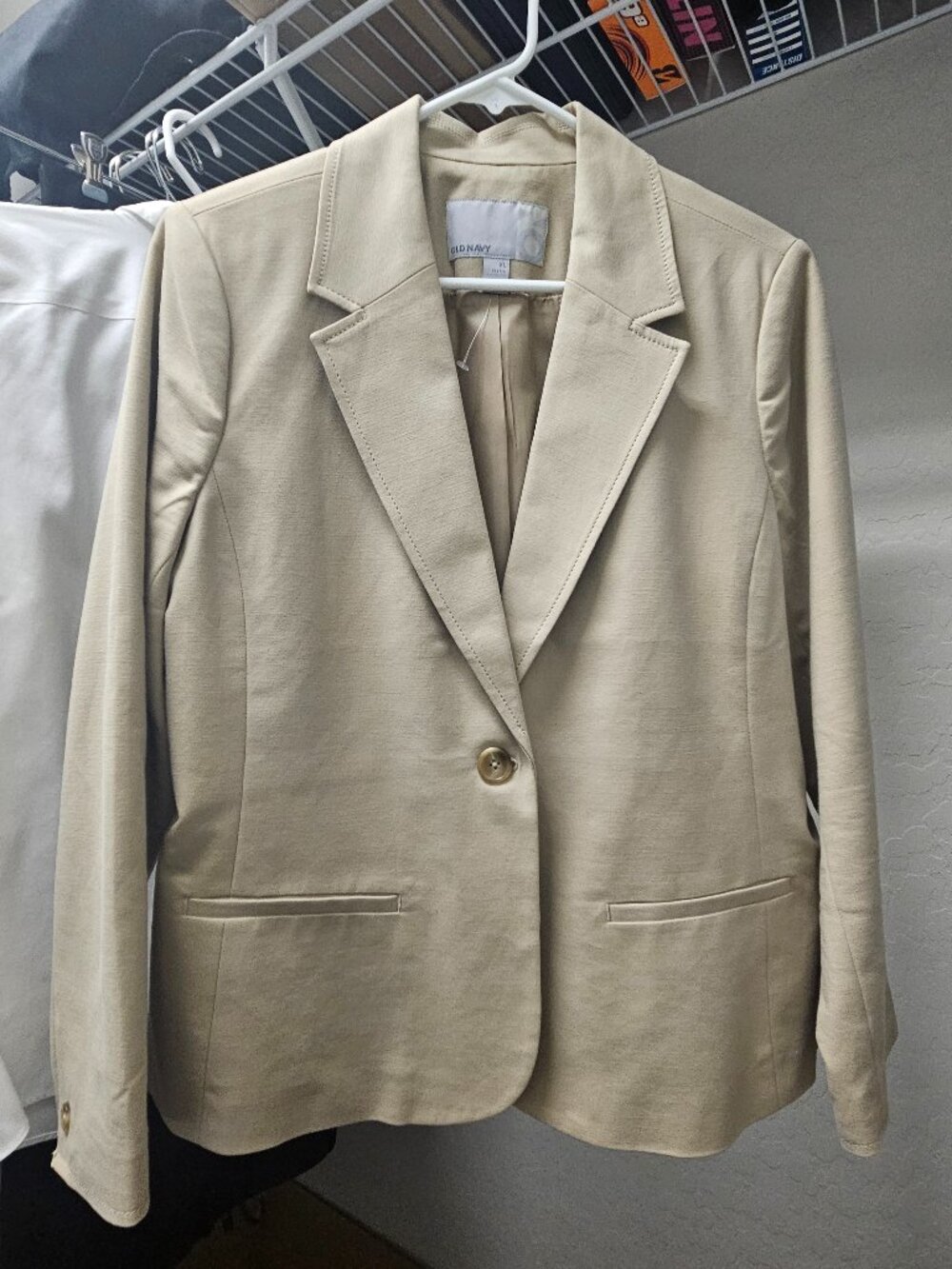 Old Navy One-Button Blazer - Tan - Size XL Petite